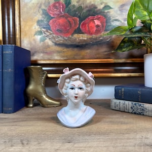 Vintage Lady Head Vase