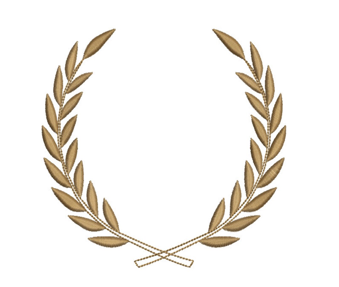 ONE Party Hat with Laurel Wreath Embroidery  Blue