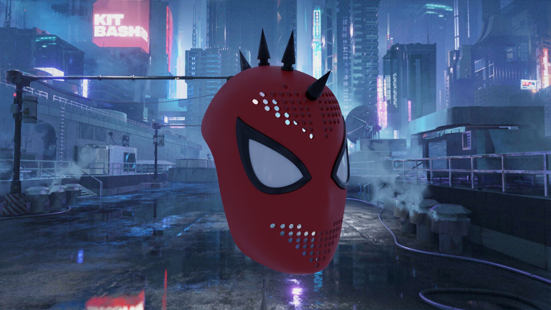 Spider-Punk FaceShell Inspired by Marvel's Spider-Man