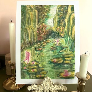 妖精の池のアートプリント