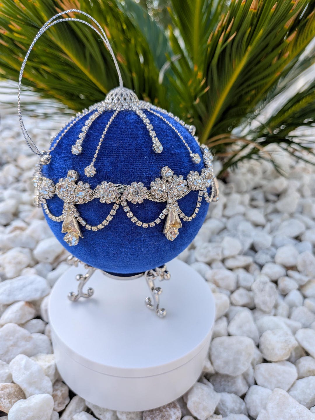 Royal Blue Christmas Ornamentsnull