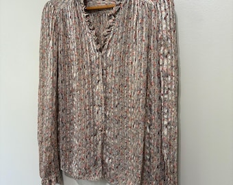 Blusa de seda vintage de Adrianna Papell