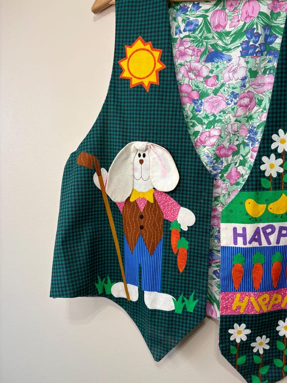 Handmade Easter / Spring Vest - image 3