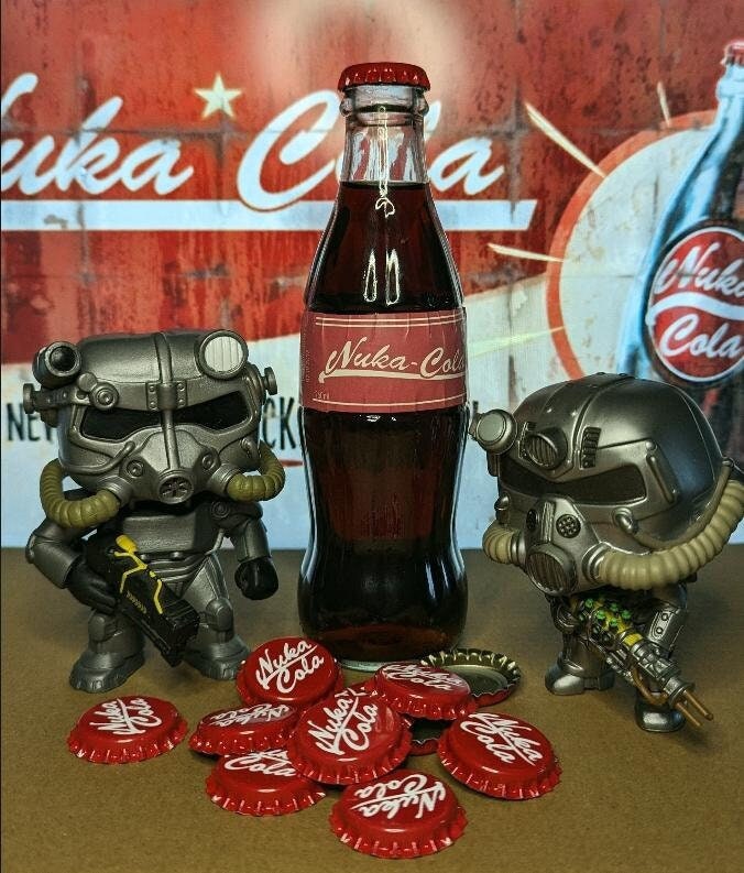 Fallout Inspired Nuka Cola Glass Bottle 