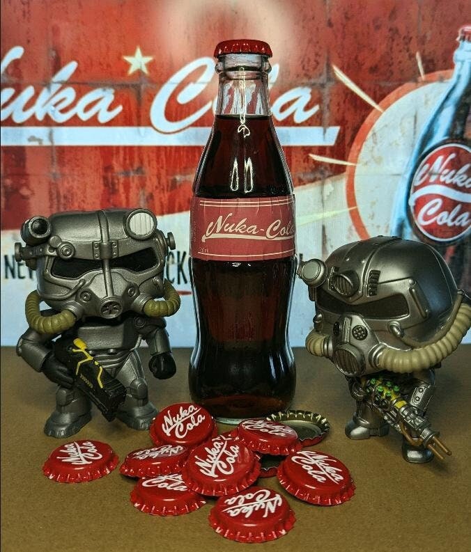 Fallout Nuka Cola Coloured Large Glasses 16oz Homeware