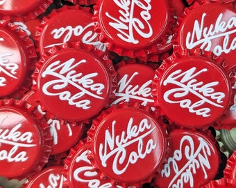 Fallout Nuka Cola Bottlecaps - Fallout inspired