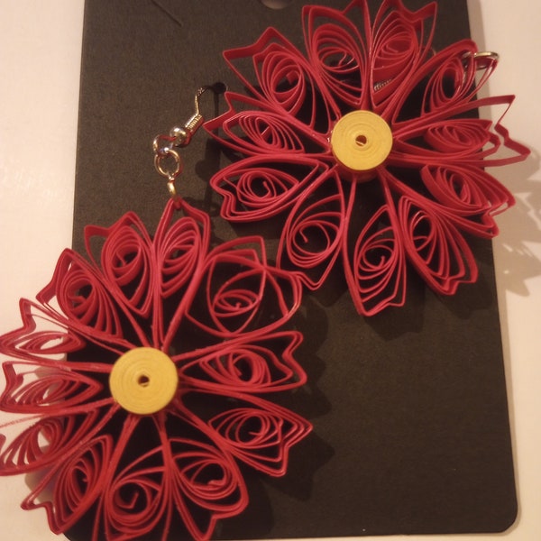 Paper Quilled Earrings Etsy