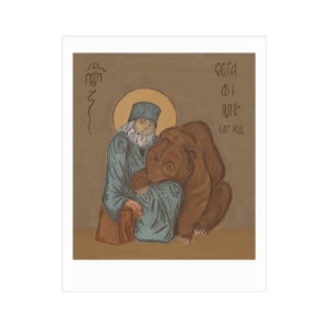 Saint Seraphim of Sarov and The Bear