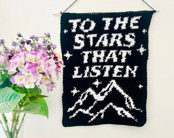 ACOTAR - Velaris Stars Wall Hanging Crochet Pattern