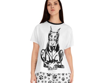 Doberman Pinscher Women's Shorty Pajama Set - For Lounging or Gift Giving - Many Sizes