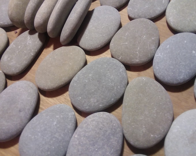 20 4 5 Smooth Beach Stones Etsy