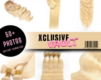 613 Hair Stock Photos: Bundles, Closures, Frontals (Digital Download)