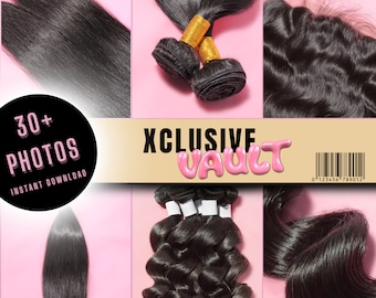 Hair Bundle Stock Photos: Beauty Business Images (Digital Download)