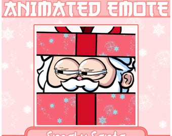Gesto de Papá Noel furtivo / Gesto navideño, Gesto de Papá Noel animado, Gesto furtivo, Gesto de Papá Noel insidioso, Gesto navideño, Gesto animado, Gesto