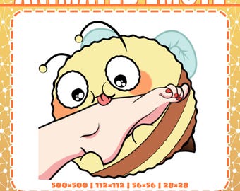 Gesto animado de abeja lamiendo los pies / Gesto de abeja lindo, Gesto de abeja lamiendo los pies, Gesto de abeja, Gesto de abeja animado, Gesto de pies, Gesto de lamer, Abeja kawaii