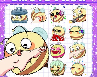 Pacchetto Emote Ape / 1 / Emote Ape Animate, Emote Ape per Twitch Discord Kick e altro, Emote Ape Carine, Pacchetto Emote Ape, Emote Twitch Divertenti