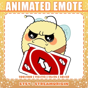 Emote animée abeille inversée | Émoticône abeille mignonne, émoticône carte inversée, émoticône abeille, émoticône abeille animée, émoticône animée, émoticône carte, abeille kawaii