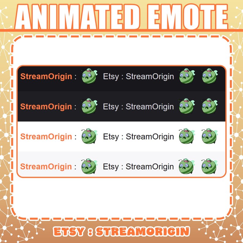 Cute Zom-bee Animated Emote | Cute Bee Emote, Zombie Bee Emote, Kawaii ...