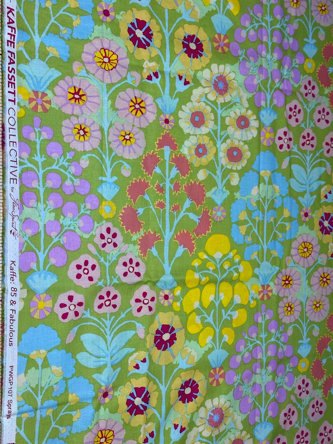 Kaffe Fassett Fabric “sprays” - for Free Spirit - 2 Yards - Etsy