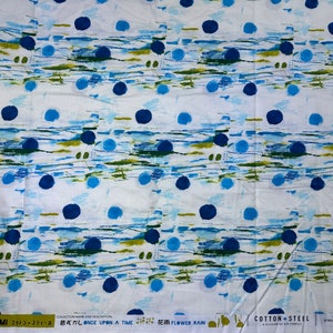 Cotton & Steel Fabric “Flower Rain” Once Upon A Time - RJR Fabrics - 1 Yard - Oka Emi