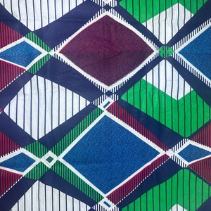 Wax Block Veritable Print Fabric - Hitarget 90167 - 2 Yards