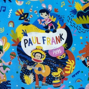 Paul Frank Fabric “Paul Frank Carnival” - For Michael Miller - 2 Yards