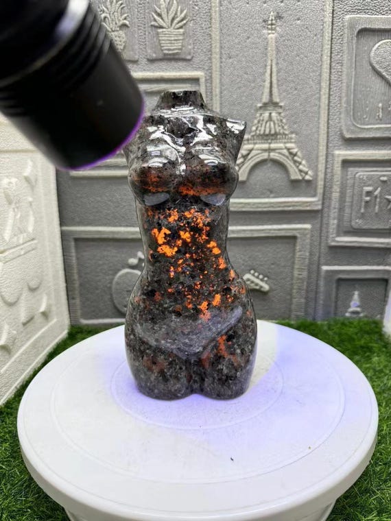 Pietra A Forma Di Cuore In Yooperlite, Pietra Dell'amore - Foto 3