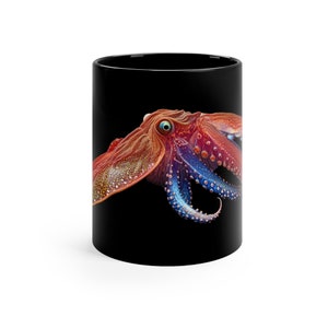 Giant Squid Mug, Marine Biologist Gift, Ocean Themed Gift, Coffee Mug Sea Creatures
