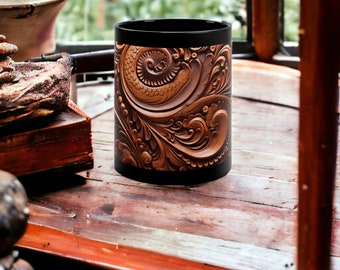 Wooden Paisley Design