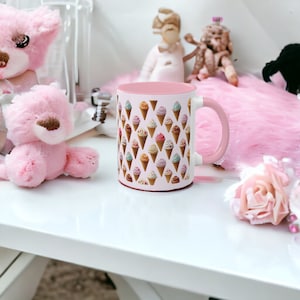 Geschenk Tasse, Eistüten, Freundin Geschenk, Geschenk für Schwester, Tochter Geschenk, Prinzessin Geschenk