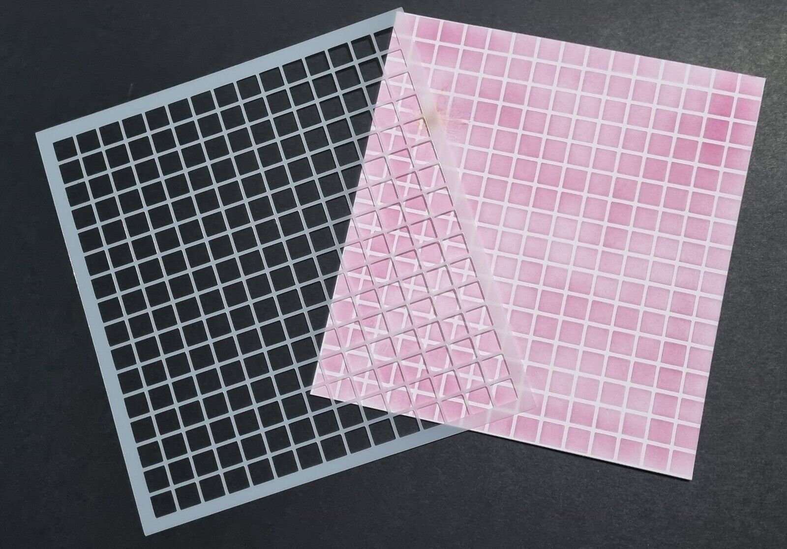 Grid Mask Pattern Square Grid Mixed Media Stencil Mask Template - Etsy UK