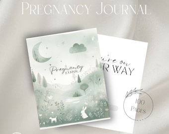 Pregnancy Journal Printable, Weekly Pregnancy Tracker, Pregnancy Book PDF, Birth Plan, Keepsake Journal, Baby Journal, Expecting Mom Gift
