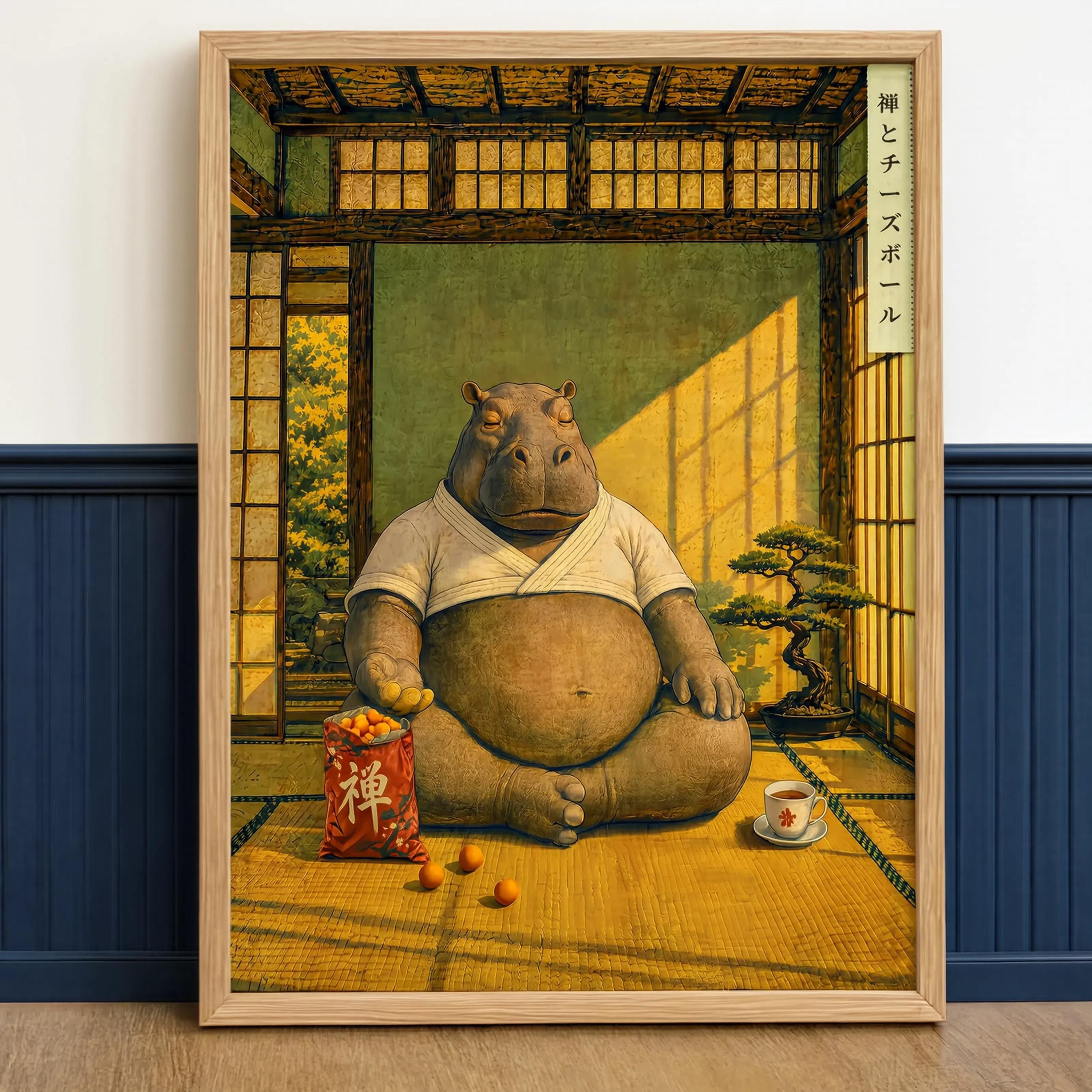 Japan Hippo - Etsy