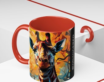 Giraffe Coffee Mug: Safari Animal Lover Gift