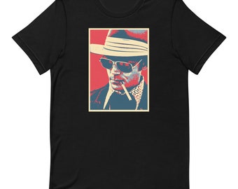 Hunter S. Thompson T-Shirt – Gonzo Journalism Tee – Fear and Loathing Shirt – Unisex Counterculture Gift