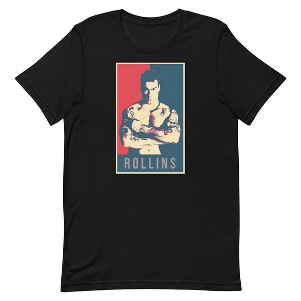 Henry Rollins Black Flag Pop Art Unisex t-shirt