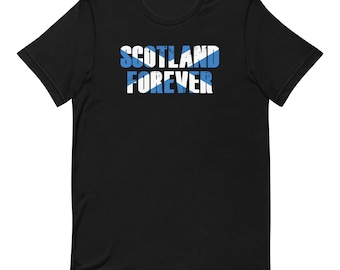 スコットランドフォーエバーTシャツ：スコットランド国旗グラフィックTシャツ