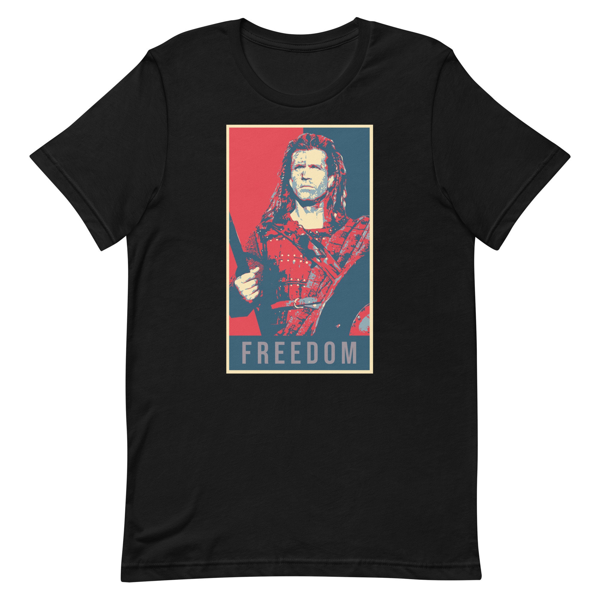 Braveheart Freedom T-Shirt – Scottish Warrior Tee – Unisex Scots Gift – William Wallace Shirt