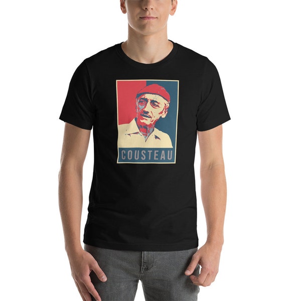 Jacques Cousteau Homage Unisex t-shirt