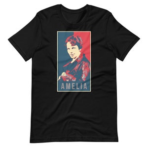 Amelia Earhart Aviator Icon Homenaje Camiseta unisex