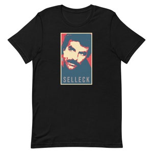 Tom Selleck TV Actor Pop Art Homage Unisex t-shirt