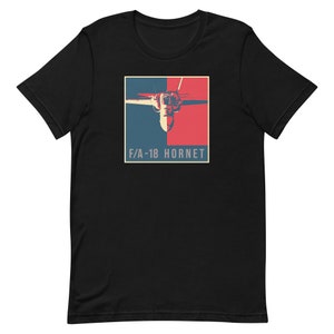 F18 Hornet Boeing F/A 18E/F McDonnell Douglas Homage Unisex t-shirt