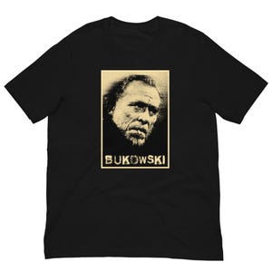 Camiseta de Charles Bukowski – Camiseta de Rebelde Literario – Camiseta de Poeta y Autor – Regalo para un Escritor Valiente