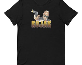 Kojak Telly Savalas US TV Series 70&#39;s Unisex t-shirt