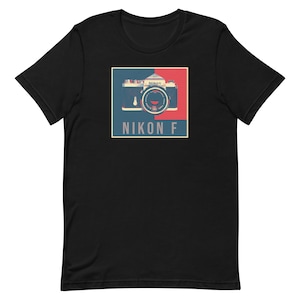 Nikon F Chrome Body Film Camera Homage Unisex t-shirt