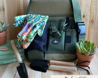 Garden Gift Basket for Women Gardening Gift Set with Tools Apron Gloves Gift for Mom Gift for Gardener Birthday Gift Idea