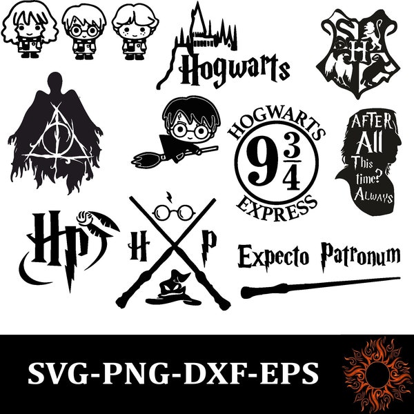 Movie Mega SVG Bundle, Magic Wizard Svg, Svg Files, Png Files Magic Wizard Svg School Movie Bundle, Svg for Shirts, Svg Files for Cricut