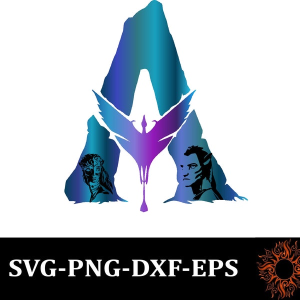 AVATAR SVG || PANDORA avatar svg || banshee svg || avatar 2 svg || Instant Download Svg, Png, Eps, dxf,