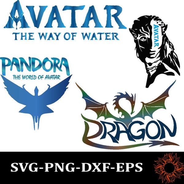 AVATAR SVG || PANDORA avatar svg || banshee svg || avatar 2 svg || Instant Download Svg, Png, Eps, dxf,