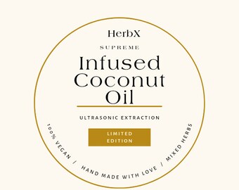 Infused Coconut oil for that perfect baking 20ml+